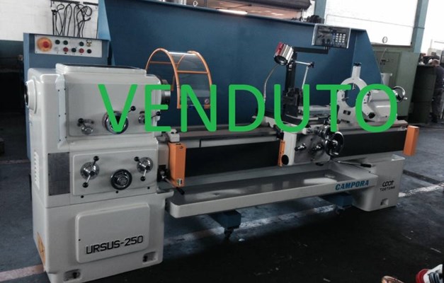 Tornio tradizionale CMT URSUS 250x1500 p.b.105 mm REVISIONATO
