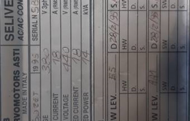 AZIONAMENTI MANDRINO ABB tipo CAARS USATI